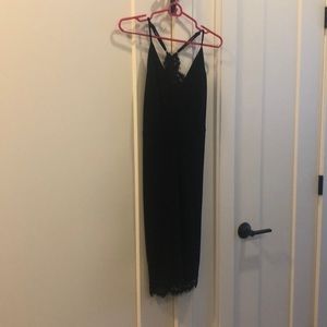 Lulu’s Black Strapless Dress